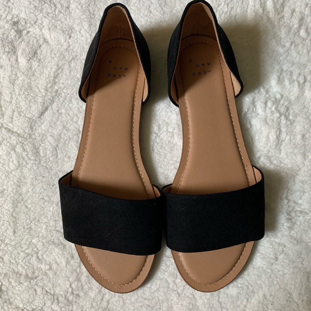 A New Day | Black Sandals